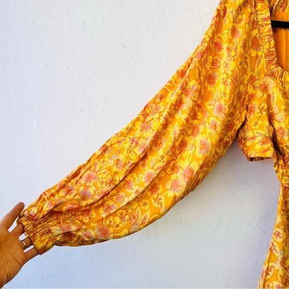 Free People Yellow Floral Dress XS - Picture 3 of 10